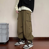 Men's Y2K Clothes Cargo Pants Baggy Oversized Functional Drawstring Pants 2023 Spring Tide High Street Casual Long Pants Fashion