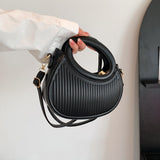 2023 Fashion Striped Crossbody Bags Small Handbags Designer Casual Shoulder Bags For Women PU Leather Top Handle Bag