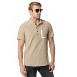 Mens Fashion Thin Slim Short-sleeved Quick-Dry Linen Beach T-Shirt Summer Casual Sport Tees Fit Cotton Fiberflax Polo Shirt Tops