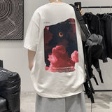 Short Sleeve Men's Graphic T-shirt Oversized Fashion Brand Hip Hop Clothing Harajuku Summer Male Casual Top Tees