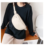 Casual Waist Bag Women Chest Bag Shoulder Bags Female PU Leather Belt Bags Female Bolso Fanny Pack