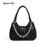 Luxury Designer Handbags 2023 Women PU Leather and Canvas Splicing Shoulder Bags Free Shipping Chain Purses Crossbody Totes Bags