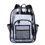 Transparent PVC Set Bag Waterproof Backpack Unisex Large Capacity Backpack Solid Clear Backpack Couple Fashion Bagback Designer