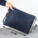 Fashion Waterproof Oxford Clutch Bag A4 File Hand Band Bag Men Envelope Bag Clutch Evening Bag Female Clutches Casual Handbag