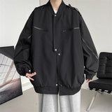 Streetwear Men Black Jackets And Coats Hip Hop Harajuku Men's Windbreaker Overcoat Mens Clothing