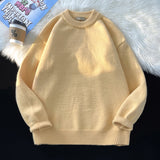 Round Neck Men's Korean Sweaters 8 Colors Fashion Warm Soft Autumn Male Knitted Pullovers Solid Casual Knitwear