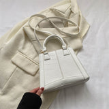 New Elegant Solid Top-handle Bags For Women Fashion Small Handbags Designer Crossbody Shoulder Bags