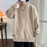 Fashion Mens Sweaters Woolen Streetwear Knitted Pullovers Size M-8XL