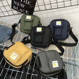 17*17*7cm New Pouch Crossbody Bag Oxford Men Women Handbag Canvas Square Fashion Hip Hop Storage Shoulder Bag Messenger Bags2023