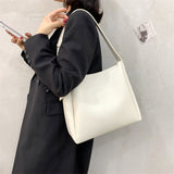 Fashion Leather Tote Bag for Women 2023 Tend Female Simple Large High Capacity Shoulder Side Bag Handbags and Purses