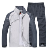 Men's Sportswear New Spring Autumn Tracksuit  High Quality Sets  Jacket+Pant Sweatsuit Male Fashion Print Clothing Size L-5XL