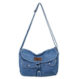 Denim Hobo Crossbody Bags For Women 2023 New Trends Purses And Handbags Multi Pockets Shoulder Messenger Bag Big Capacity Totes