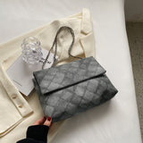 2023 New Designer Women Shoulder Bag Patchwork Pu Leather Crossbody Bags Chain Strap Fashion Handbags