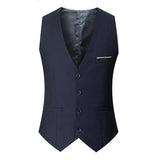 8XL Oversized Spring Summer Men's Suit Vest V-Neck Formal Sleeveless Jacket Casual Business Suit Clothing Vest for Men Blazers