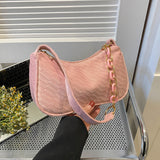 2023 Fashion Chain Shoulder Bag Sweet Ladies Small Handbags And Purses Casual Women Underarm Bags