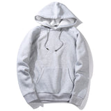 EU Size Fashion Colorful Hoodies Men's Thicken Clothes Winter Sweatshirts Men Hip Hop Streetwear Solid Fleece Man