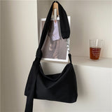 Handbag Women Black Shoulder Bag Designer Handbags Shopper Girls Chain Removable Adjustable Strap Messenger Nylon Crossbody Bags