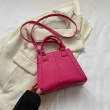 New Elegant Solid Top-handle Bags For Women Fashion Small Handbags Designer Crossbody Shoulder Bags