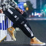 New Streetwear Men's Multi Pockets Cargo Harem Pants Hip Hop Casual Male Track Pants Joggers Trousers Fashion Harajuku Men Pants