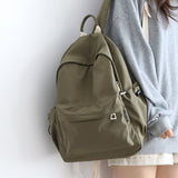 Simple Design Oxford Korea Style Women Backpack Fashion Girls Leisure Bag School Student Book Teenager Useful Travel