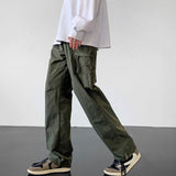 2023 New Waterproof Men's Outdoor Pants Fashion Solid Color Man Trousers Straight-leg Casual Loose Male Pants