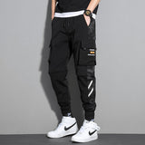 New Streetwear Men's Multi Pockets Cargo Harem Pants Hip Hop Casual Male Track Pants Joggers Trousers Fashion Harajuku Men Pants