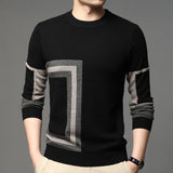 2023 Autumn  Mens Pullover Sweater Winter Men Casual O-Neck Business Sweater Coats Men's Slim Fit Knitted Pullovers Clothing