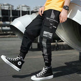 New Streetwear Men's Multi Pockets Cargo Harem Pants Hip Hop Casual Male Track Pants Joggers Trousers Fashion Harajuku Men Pants