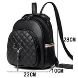 Anti Theft Backpack Famous Fashion Ladies Designer Shoulder Bag Premium High Quality Leather Backpack Large Capacity School Bags