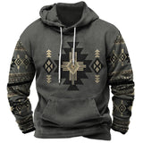 Men's 3D vintage long-sleeved shirt, large long-sleeved printed hoodie men's wear new in hoodies & sweatshirts