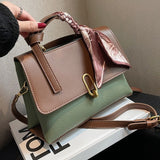 Small PU Leather Tote Bags 2023 Fashion Winter Designer Trend Ribbon Crossbody Bag with Short Handle Female Handbags