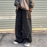 Men Jeans Wide Leg Denim Cargo Jean Pants Loose Straight Baggy Men's Jeans hip hop Streetwear Men Neutral Denim Trousers