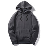 EU Size Fashion Colorful Hoodies Men's Thicken Clothes Winter Sweatshirts Men Hip Hop Streetwear Solid Fleece Man