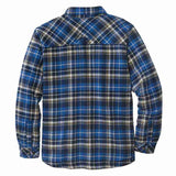 Ilooove - Men Plaid Fleece Shirts Jacket Winter Autumn Warm Thicken Shirt Outwear