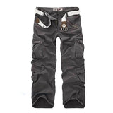 Men's Cargo Pants Cargo Trousers Pocket Plain Comfort Breathable Outdoor Daily Going out 100% Cotton Fashion Casual Black Army Green