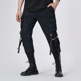 Ilooove - Techwear Slim Streamer Cargo Pants