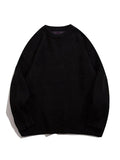 Ilooove - Men's Back Skull Jacquard Sweater