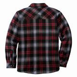 Ilooove - Men Plaid Fleece Shirts Jacket Winter Autumn Warm Thicken Shirt Outwear