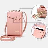 Women's Mobile Phone Bag Crossbody Bag Shopping Going out Blue Blushing Pink Light Red Red