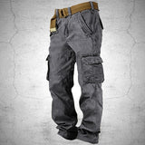 Men's Cargo Pants Trousers Multi Pocket Plain Wearable Outdoor Casual Daily Cotton Blend Fashion Classic Army Yellow Black
