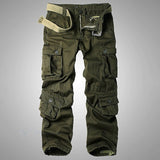 Men's Cargo Pants Cargo Trousers Pocket Plain Comfort Breathable Outdoor Daily Going out 100% Cotton Fashion Casual Black Army Green