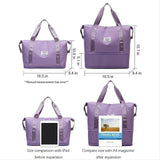 Waterproof Travel Duffle Bag Large Capacity Folding Travel Bags Tote Travel Luggage Storage for Women Multifunctional Handbag