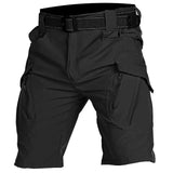 Men's Tactical Shorts Cargo Shorts Zipper Pocket Plain Waterproof Breathable Outdoor Daily Going out Fashion Casual Black Green