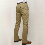 Men's Casual Pants Plain Comfort Breathable Outdoor Daily Going out Fashion Casual Black Khaki