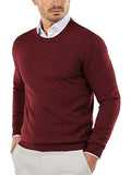 Men's Pullover Sweater Jumper Ribbed Knit Knitted Print Stripe Stand Collar Fashion Streetwear Daily Wear Vacation Clothing Apparel Fall & Winter Black Wine M L XL